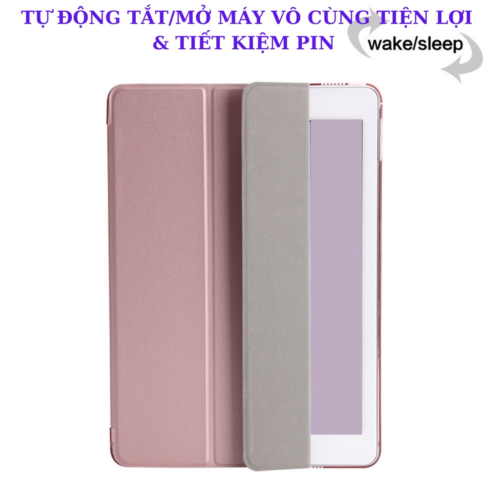 Ốp iPad Trong mờ chất đẹp ốp iPad Gen 5,6,7,8,9,Air 1,2,3,Pro 11,9.7,10.5,Mini 1,2,3,4,5...