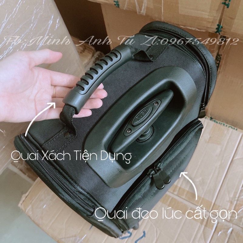 Cốp Kéo Balo Vải Celin Đa Năng Gồm 5 Túi Nhỏ Tiện Ích