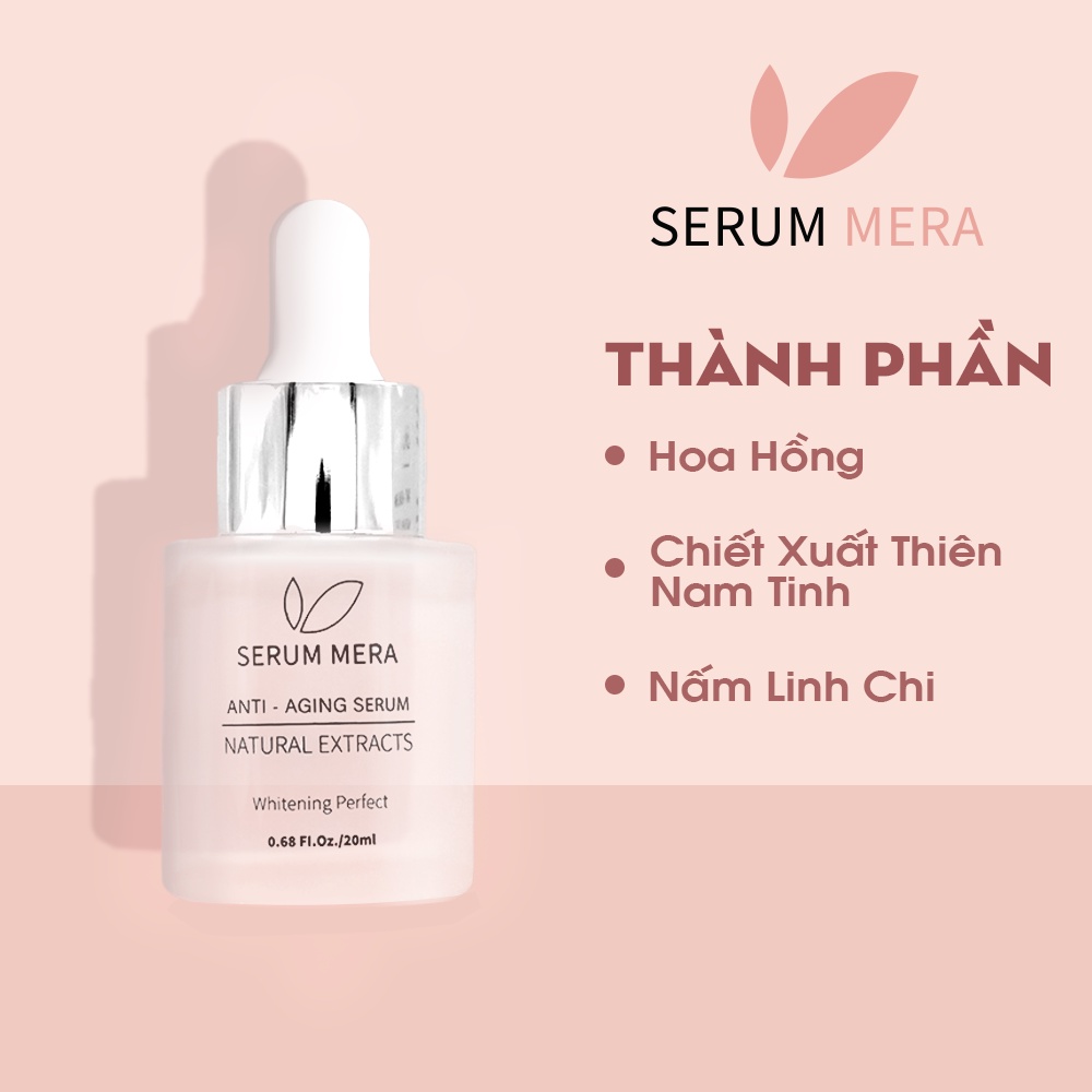 [TẶNG SERUM] Combo 2 Kem dưỡng trắng da ban ngày  MeraWhite DAY - Mờ nám - Tàn nhang - Chống Lão Hóa