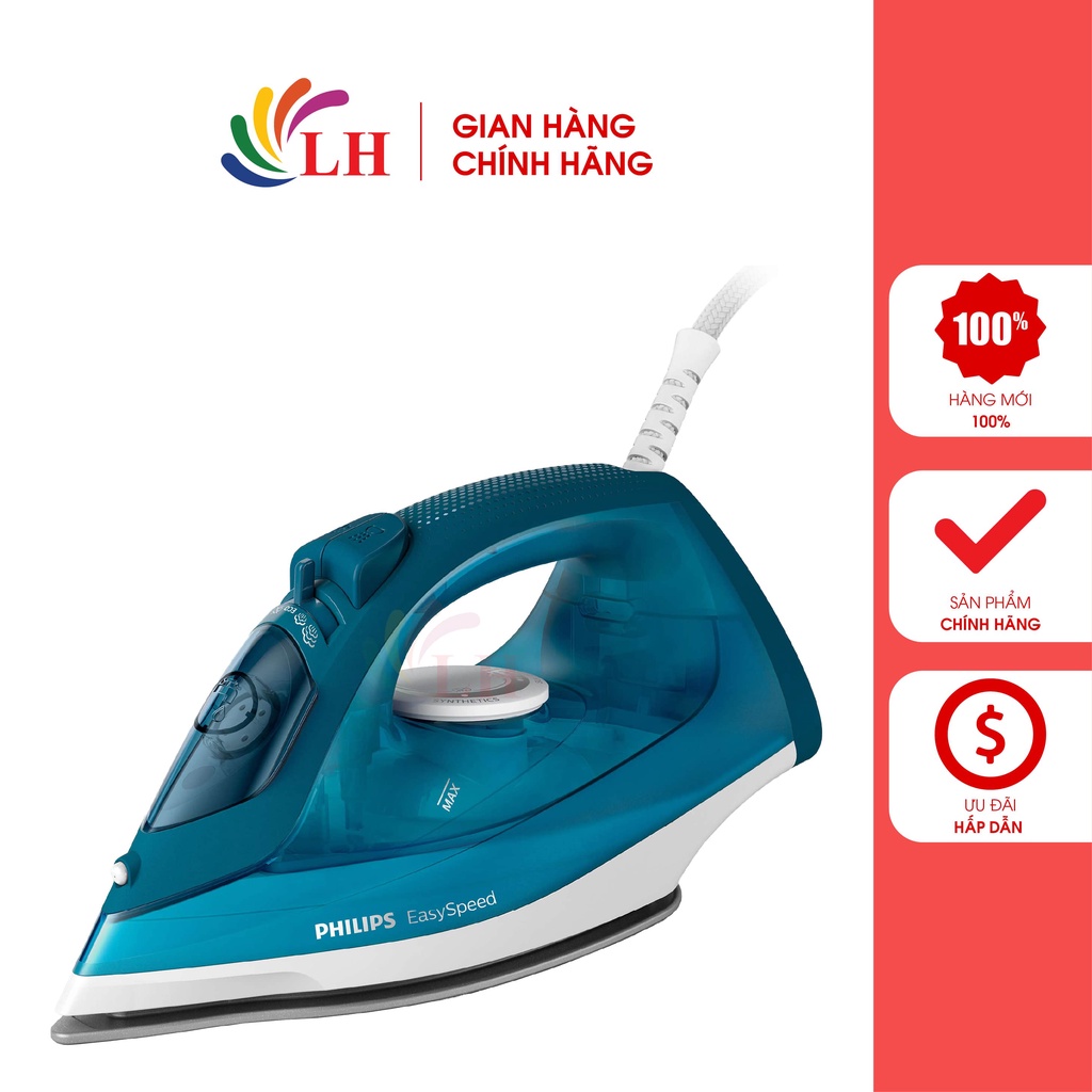 Bàn ủi hơi nước Philips GC1756/20 - Hàng chính hãng