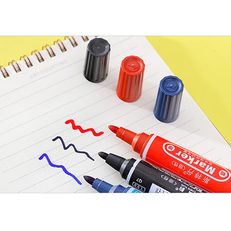 Bút Đánh Dấu Vết Dầu Khô Nhanh Chống Nước Cho Học Sinh / Văn Phòng