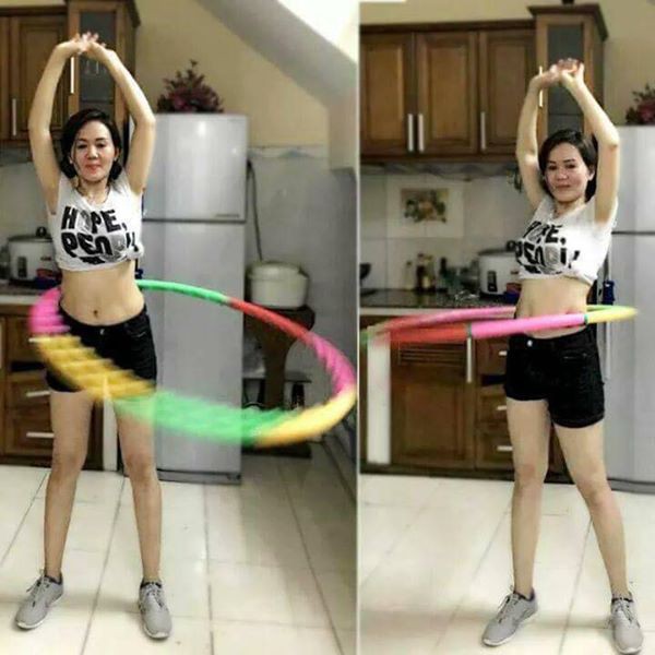 Vòng lắc eo cho chị em massage Hula Hoop