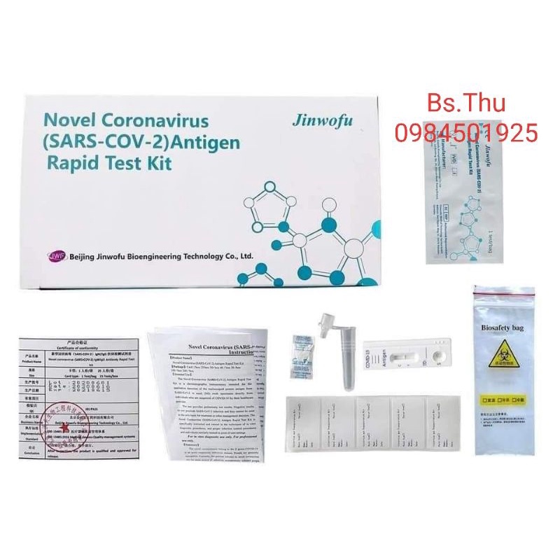 Rapid Test bộ kit test Covid nhanh tại nhà, chính xác dễ dùng