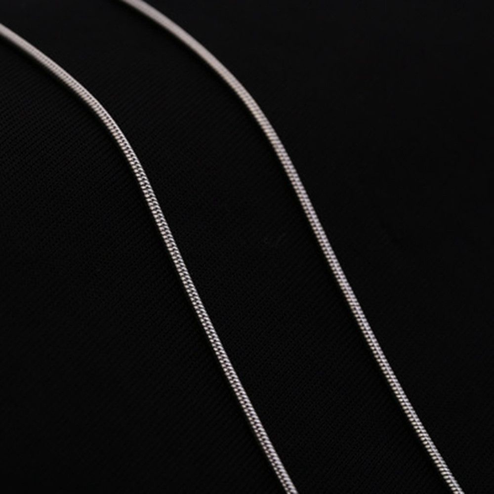 Vòng cổ thép không gỉ 925 thiết kế đơn giản thời trang cho nam và nữ