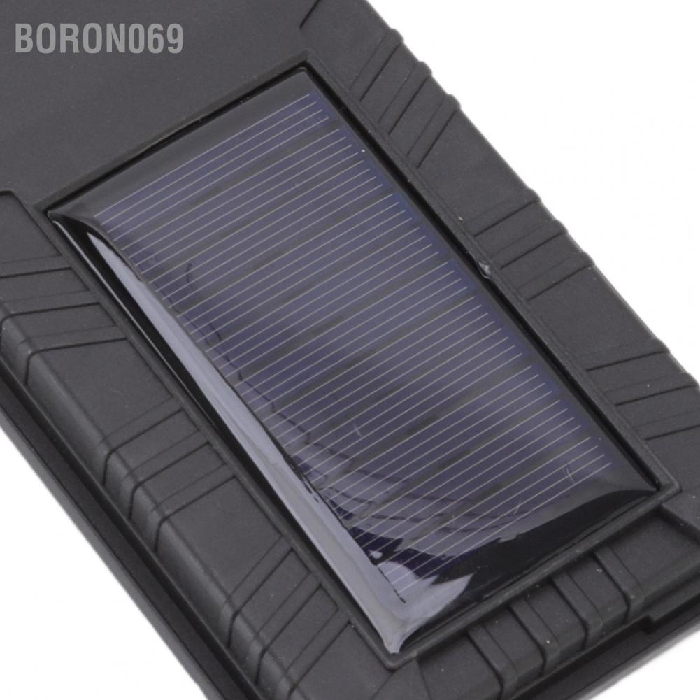 Ánh sáng năng lượng mặt trời Dẫn ánh sáng đường phố cảm biến chuyển động 3000LM 3 chế độ IP65 chống nước Lý tưởng cho lối đi sân vườn hiên nhà Boron069