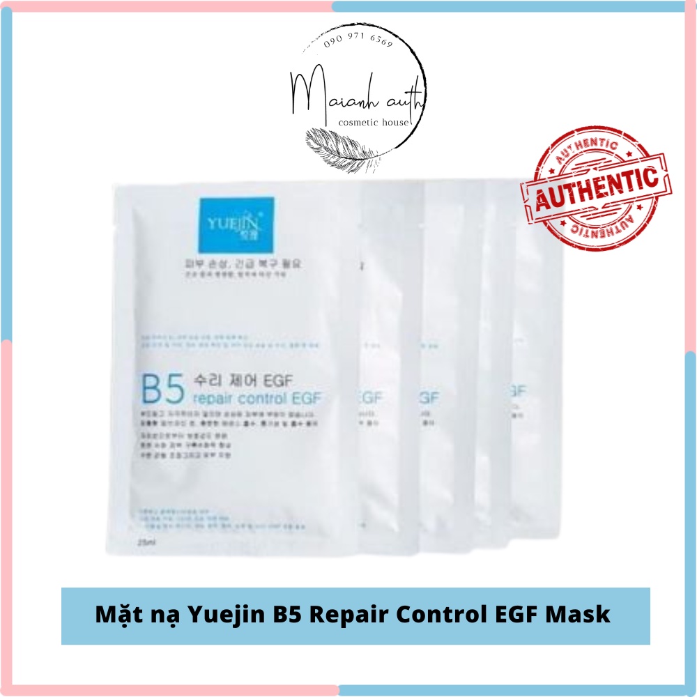 Mặt nạ YUEJIN B5 - cấp ẩm, phục hồi da & giúp dịu da giảm đỏ nhanh 25ml