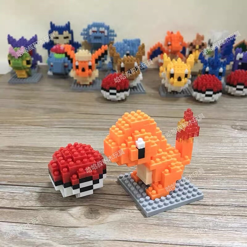 Bộ mô hình lego Pokemon tự lắp ráp