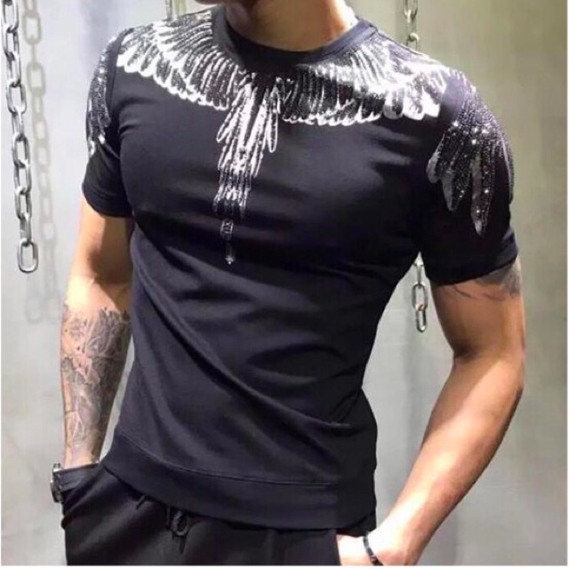 Bộ nam hè 2size Cánh đại bàng chất thun co dãn 4 chiều