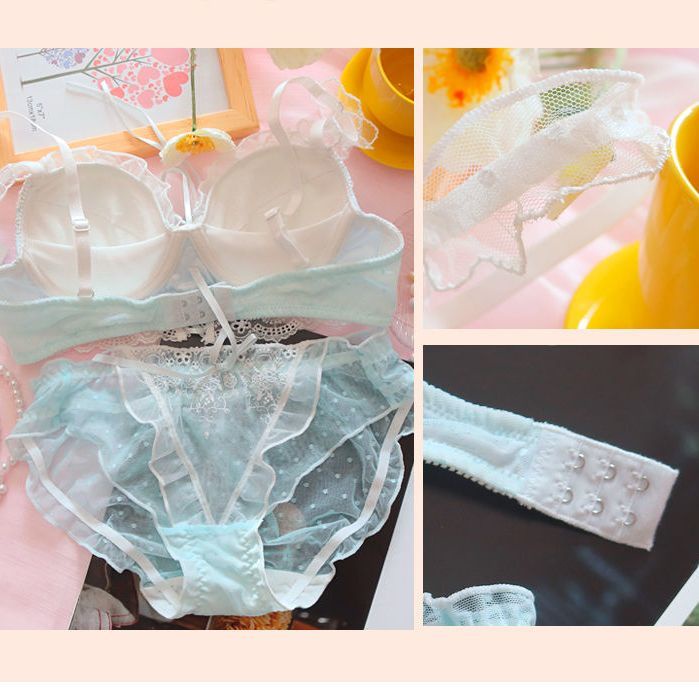 Áo Ngực Phối Ren Kiểu Lolita Nhật Bản Dễ Thương Cho Bé Gái