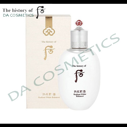 Nước Hoa Hồng Dưỡng Trắng The History Of Whoo Radiant White Balancer 150Ml