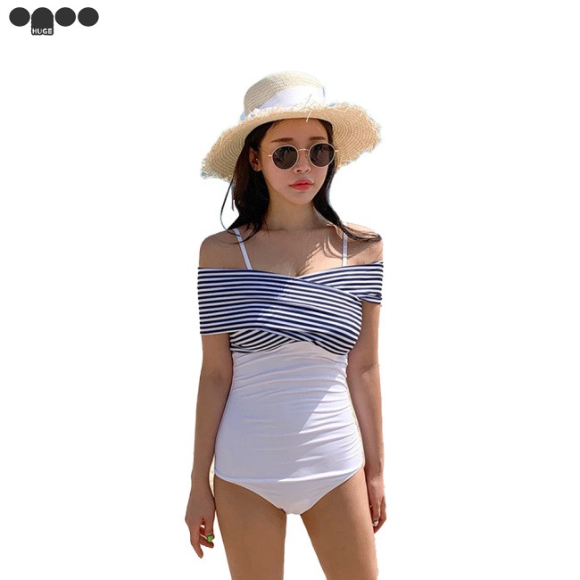 Đồ Bơi Nữ Một Mảnh Kẻ Sọc Thời Trang | BigBuy360 - bigbuy360.vn