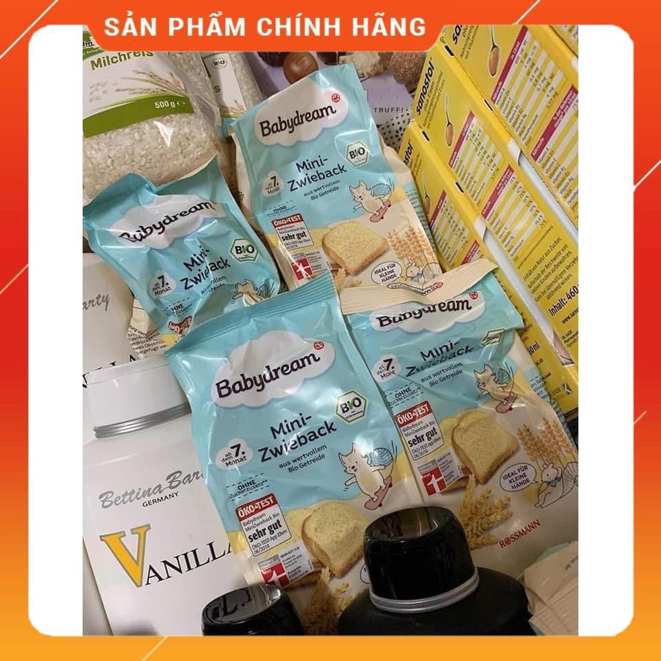 Bánh mì hữu cơ ăn dặm ⚡ CAO CẤP ⚡ Bánh mì Babydream Tiêu chuẩn Bio Đức- Hàng đi air có bill mua hàng [Nội địa Đức]