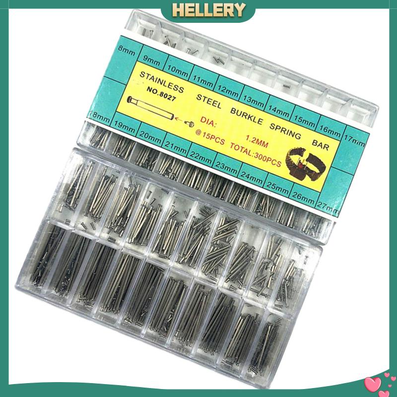 Set 300 Thanh Lò Xo Inox 8-27mm Chuyên Dụng Cho Sửa Chữa Đồng Hồ