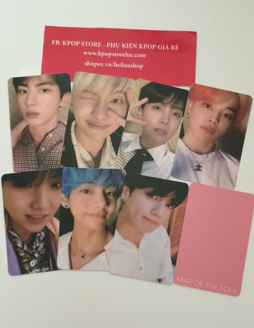 Set card BTS persona, poscard persona unoff