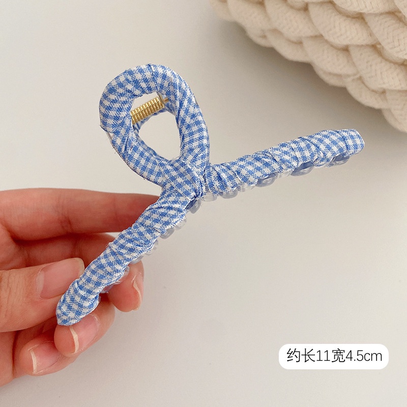 Kẹp Tóc Vải Cỡ Lớn Đơn Giản Thời Trang Mùa Hè Mới Đa Năng Cho Nữ