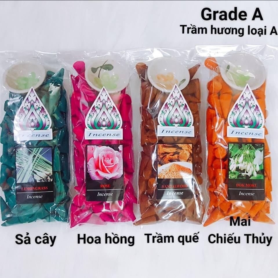 02 Gói Trầm Nụ Thái Lan Đủ Hương (100 nụ kèm chén sứ)