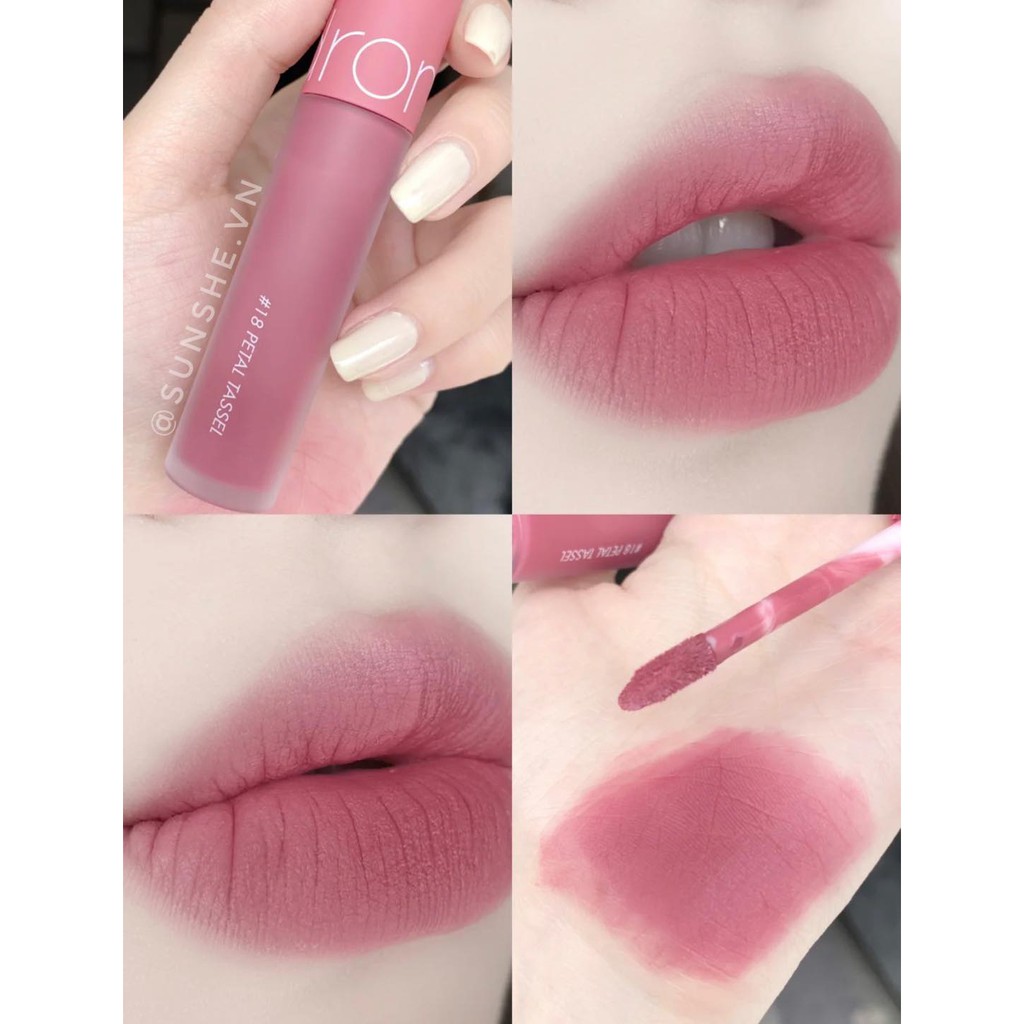 SON ROMAND ZERO VELVET TINT MẪU MỚI 2020 (MÀU 18.19.20.21)