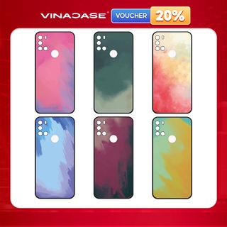 Ốp lưng Vina Case Vsmart Joy 3/Joy 4/Bee 3/...Silicone TPU dẻo đen viền bảo vệ camera in hình Water Colour
