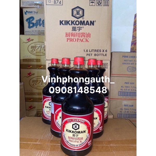 Nước tương kikkoman Propack 1L6