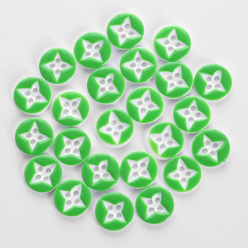 Bộ 48 cúc áo gỗ 4 lỗ