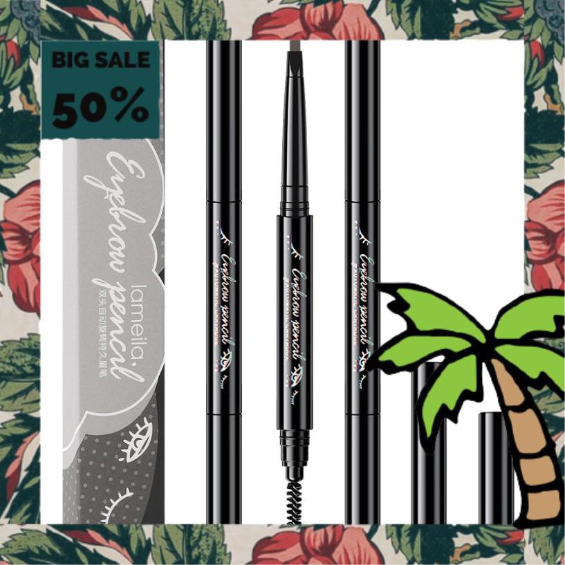 Chì Kẻ Mày 2 Đầu XÁM 803 Lameila nội địa sỉ rẻ lâu trôi mềm mịn dể kẻ eyebrow makeup eyeliner | BigBuy360 - bigbuy360.vn