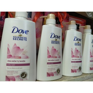 Dầu gội Dove óng mềm tự nhiên mới 650g