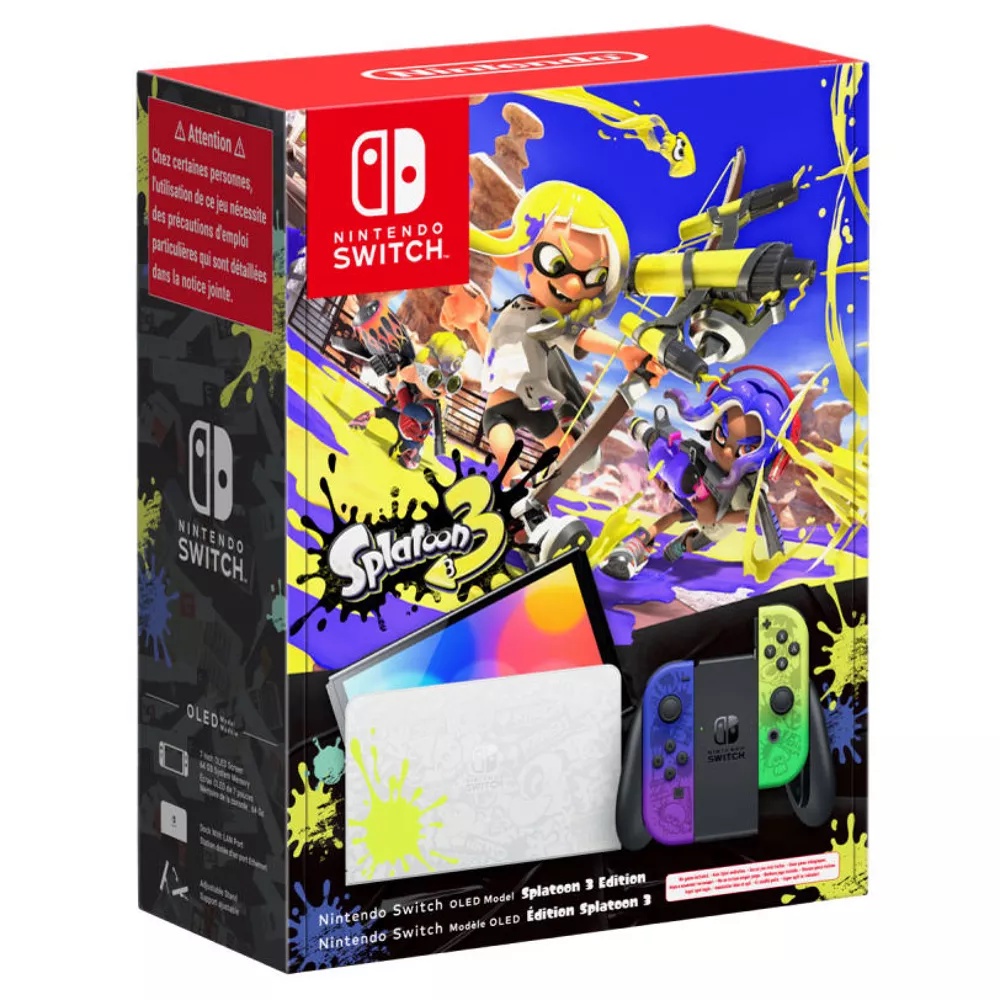 Máy Nintendo Switch Oled Splatoon 3 Edition New 100% Chính Hãng