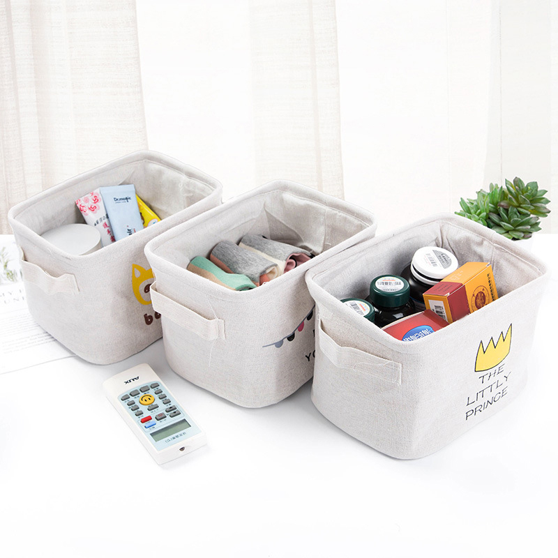 Giỏ Vải Canvas Đựng Vật Dụng Tiện Lợi