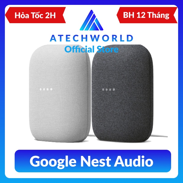 Loa Thông Minh Google Nest Audio Tích Hợp Trợ Lý Ảo - Hàng Chính Hãng - BH 1 Năm - Có Xuất VAT