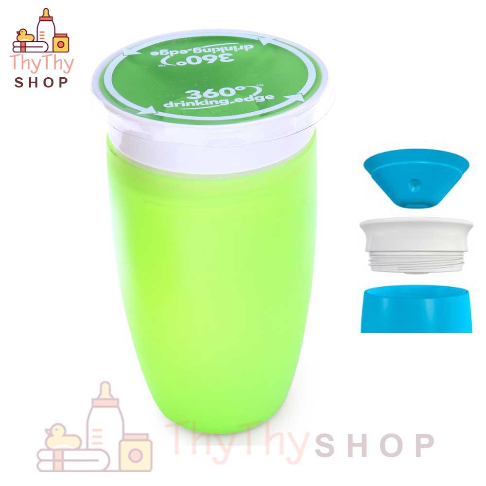 LY CỐC TẬP UỐNG NƯỚC CHỐNG ĐỔ 360 ĐỘ KHÔNG TAY CẦM - MUNCHKIN