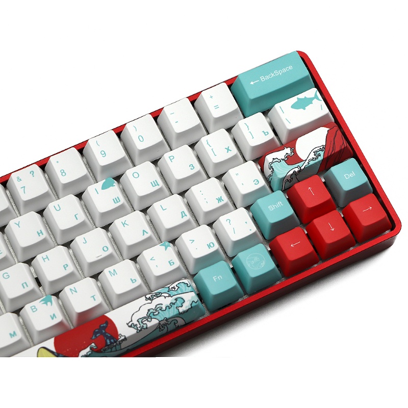 Set 71 Nút Bàn Phím PBT OEM GH60 GK61 GK64 Chất Lượng Cao