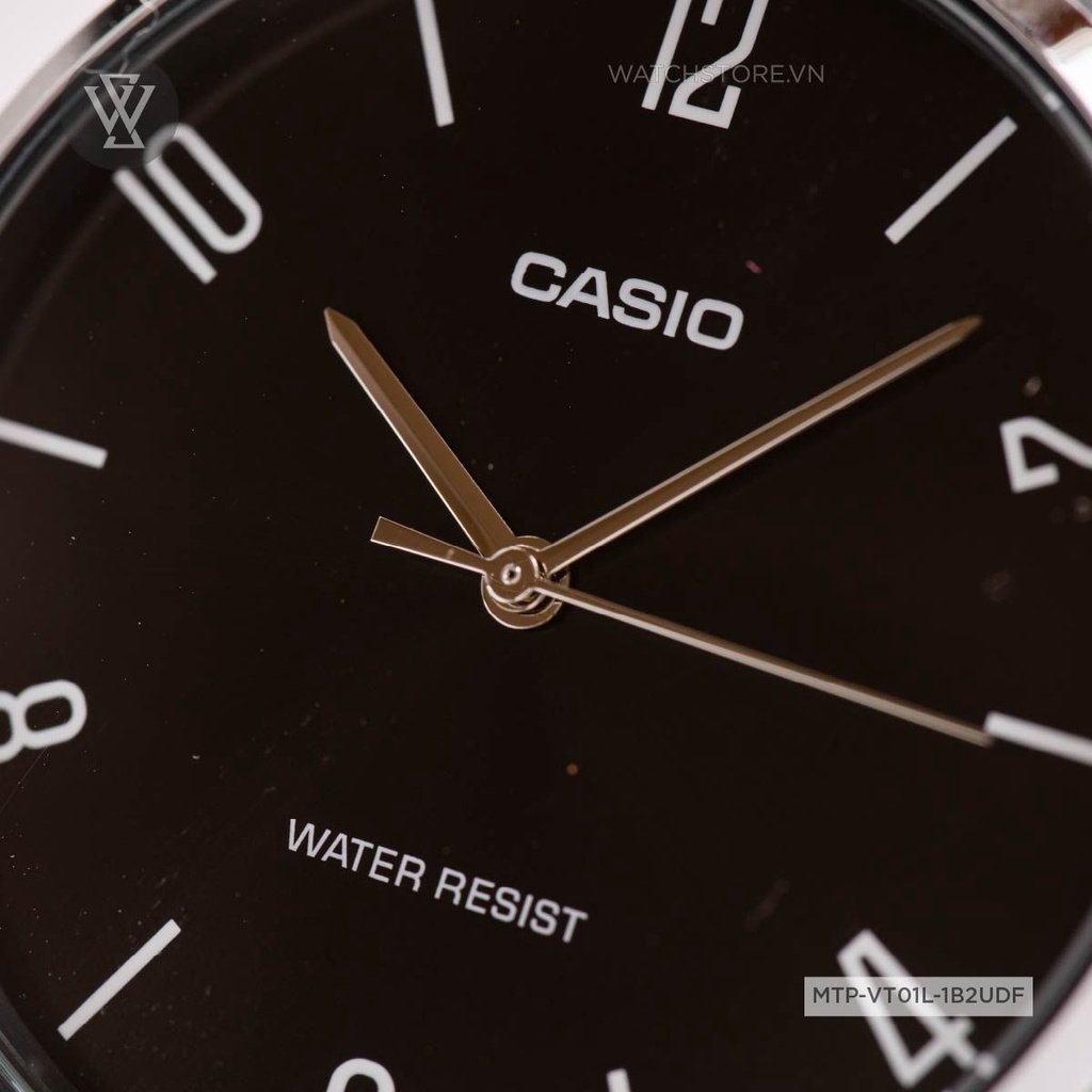 Đồng Hồ Quartz Nam Casio WATCHSTORE MTP-VT01L-1B2UDF Mặt Kính Khoáng 40mm, Dây Da Phong Cách Cổ Điển, Sang Trọng