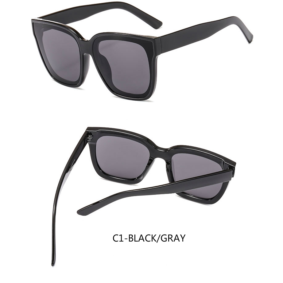 Kính mát khung hình vuông lớn của Hàn Quốc cho nam và nữ