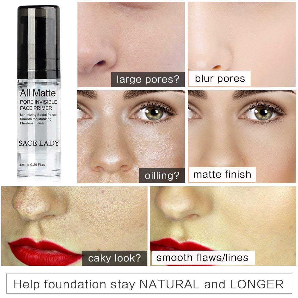 Kem lót trang điểm SACE LADY se khít lỗ chân lông và kiềm dầu