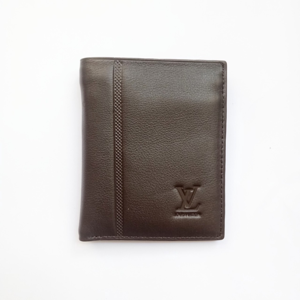 Ví nam cao cấp cầm tay dáng đứng ví da nam da bò thật da mềm full hộp