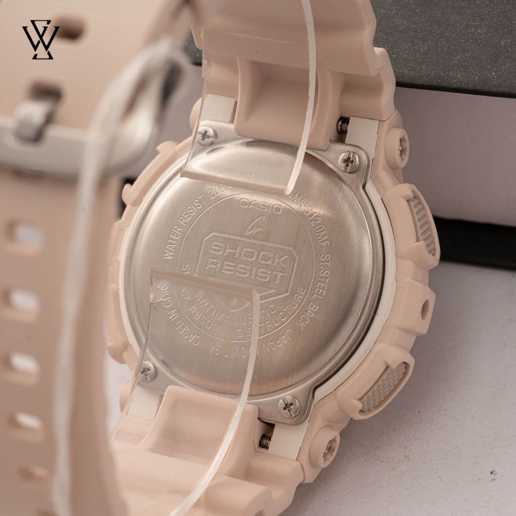 Đồng Hồ Điện Tử Nữ Casio G-Shock WATCHSTORE GMA-S120MF-4A Thiết Kế Mặt Kính Khoáng 46mm, Dây Và Vỏ Nhựa Bền Bỉ