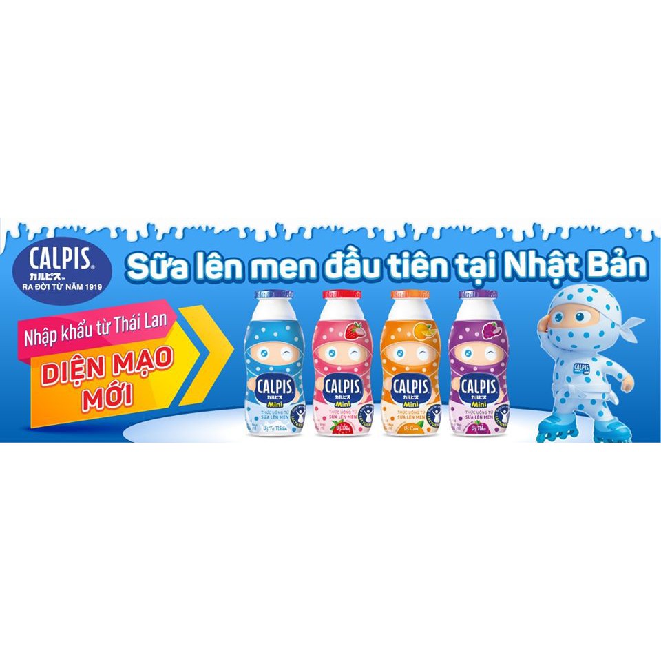 ✅Sữa chua uống Calpis mini chua chua ngọt ngọt lốc 5 hộp | BigBuy360 - bigbuy360.vn