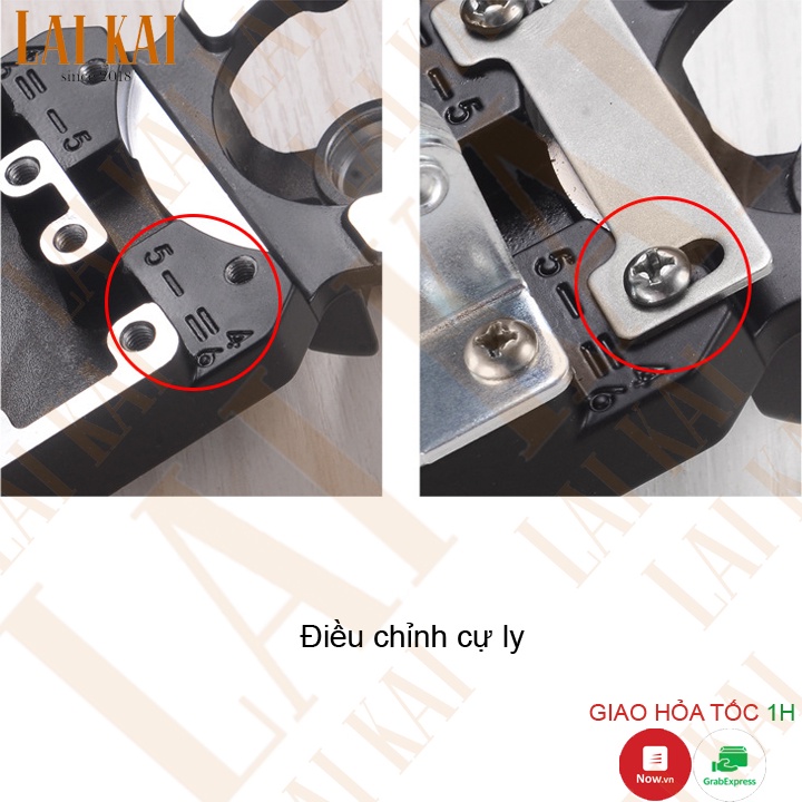 Cữ khoan bản lề bật
