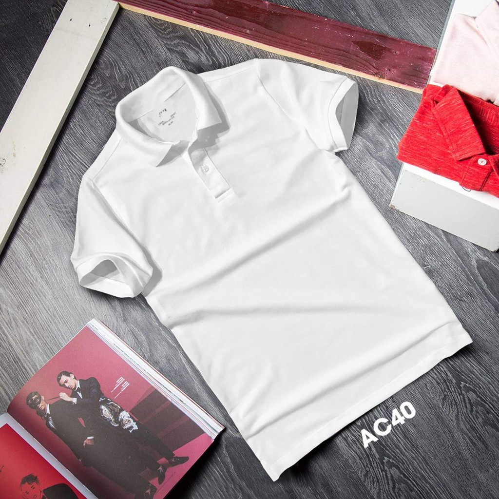 Áo polo nam, áo trắng polo dành cho nam vải mịn | BigBuy360 - bigbuy360.vn