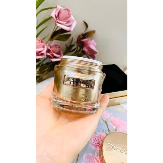 Kem Vento Vivere vàng Thụy Sĩ ngọc trai đen dưỡng trắng hồng mờ nám tàn nhang 30g- chính hãng