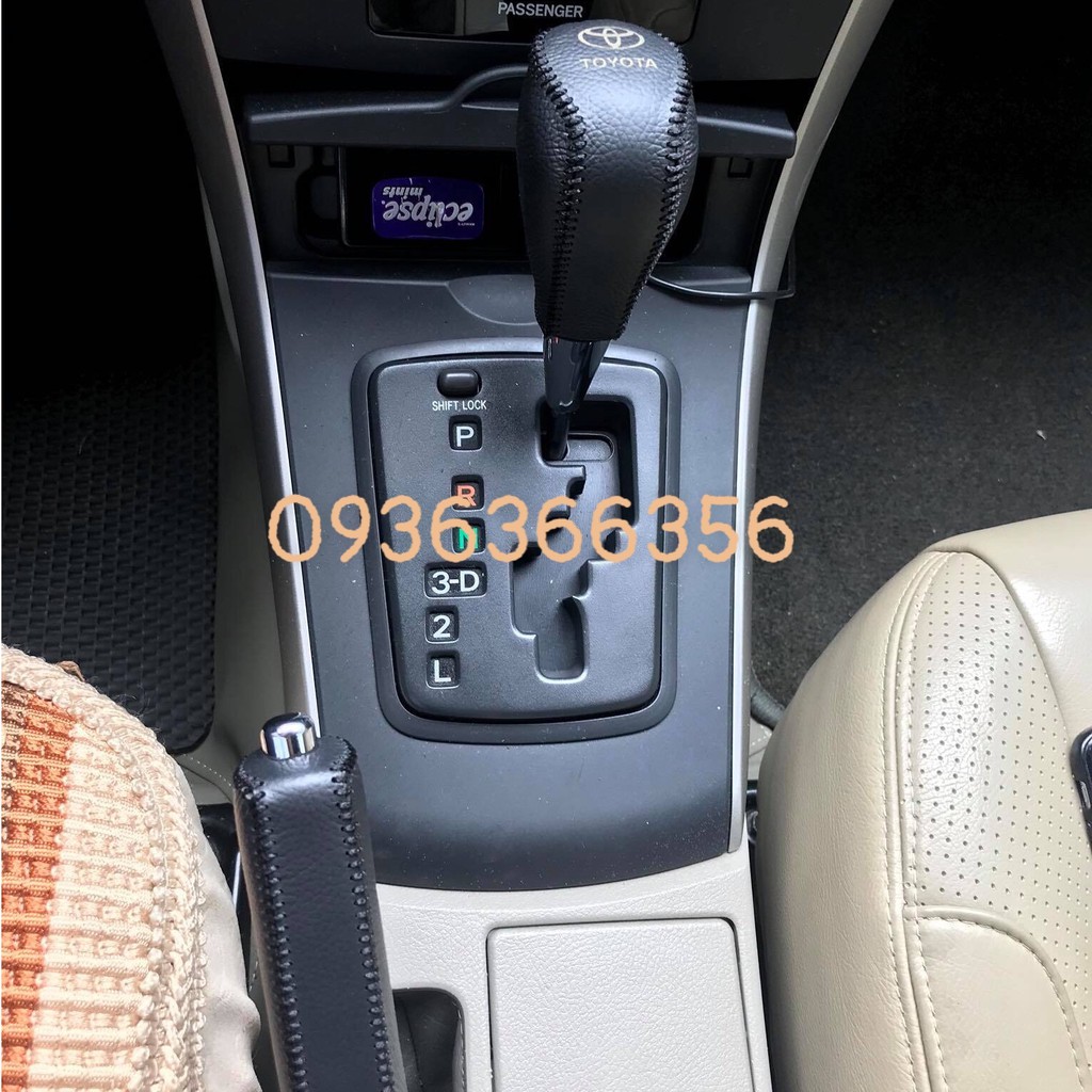 Bao Da Cần Số, Tay Phanh xe TOYOTA ALTIS SỐ TỰ ĐỘNG (2008-2021)... DA BÒ TỰ NHIÊN...
