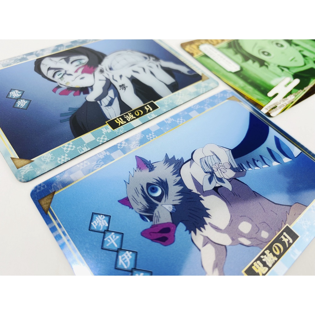 Demon Slayer, Thẻ sưu tập nhân vật, ánh kim Metallic Vol.1, Bandai, SL 1 hộp/20 gói