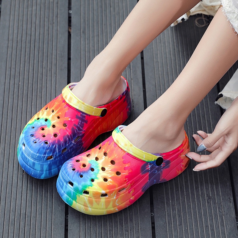 Dép Sandal Chống Trượt Tăng Chiều Cao Thoải Mái Phong Cách Hàn Quốc Cho Nữ Sinh