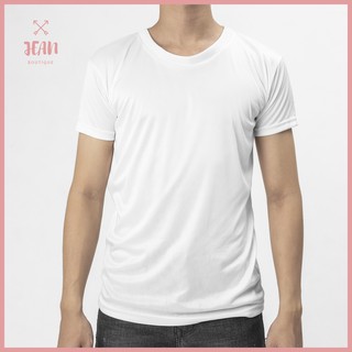 Áo Thun trơn Nam Trắng Trơn Cotton Co giãn 4 Chiều form regular fit