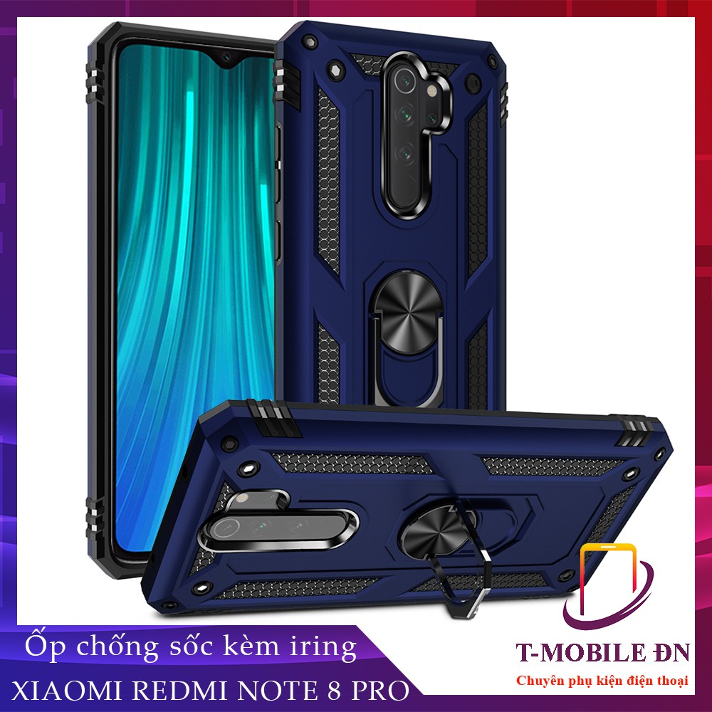 FREESHIP 50k_Ốp lưng Xiaomi Redmi Note 8 Pro, Ốp chống sốc 2 lớp kèm nhẫn iring làm giá đỡ cho Redmi Note 8 Pro | BigBuy360 - bigbuy360.vn