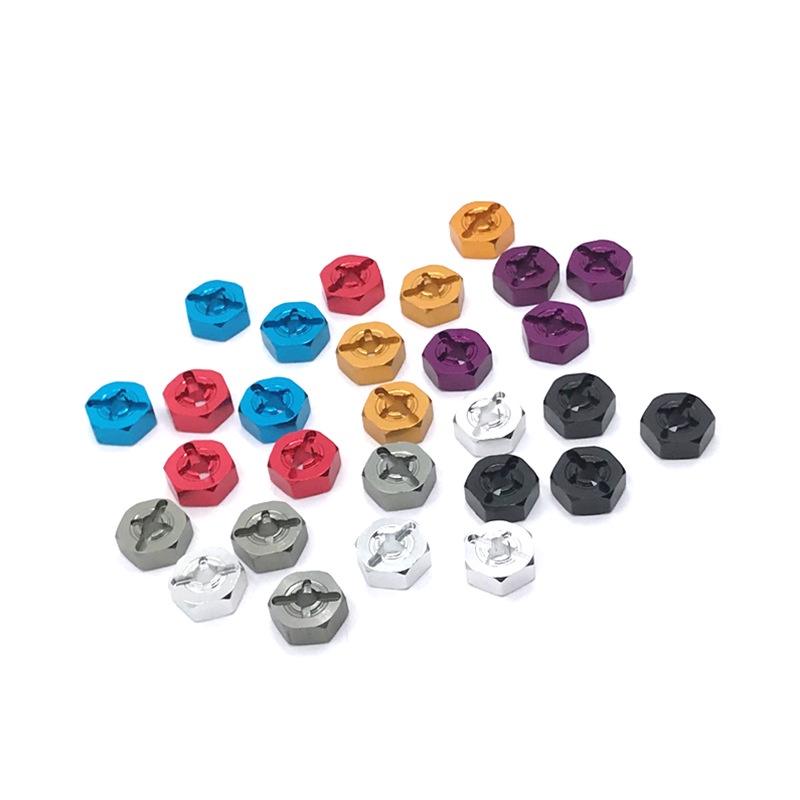 Wltoys 144001 Wltoys 124019 124017 Wltoys Bộ 4 Đầu Nối Lục Giác a959 a979 12mm Bằng Hợp Kim 144001 Wltoys 124019 Phụ Kiện Phần