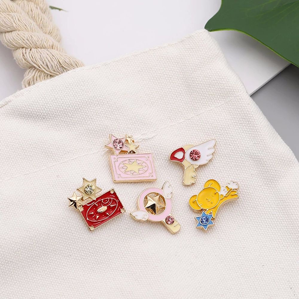 Ghim Cài Áo Bằng Kim Loại Họa Tiết Hoạt Hình Sáng Tạo Chất Lượng Cao