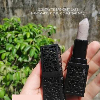 Son tẩy tế bào chết môi handmade
