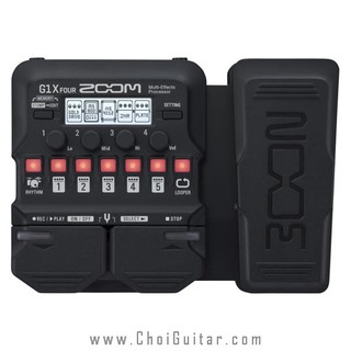 Zoom G1X Four - Hiệu ứng dành cho đàn Guitar điện - Hỗ trợ cài tiếng Cổ Nhạc, Tân Nhạc