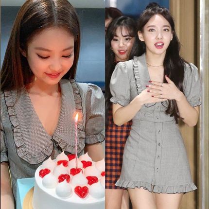 Đầm vintage - đầm red Kẻ sọc TWICE vocation party Dress